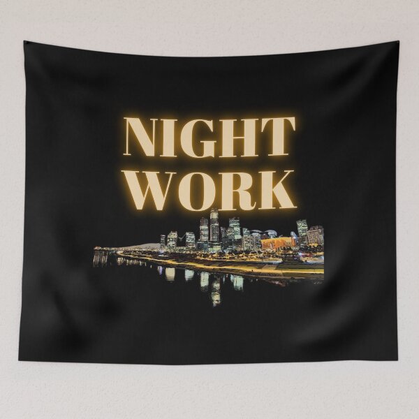 Item preview, Night Shift Janitor and  Han River at Night designed and sold by FLEXIS00.