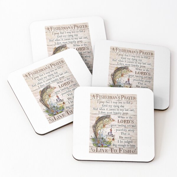 Item preview, Fishing A Fisherman's Prayer Live To Fish Poster designed and sold by AlicjaFAdamczyk.