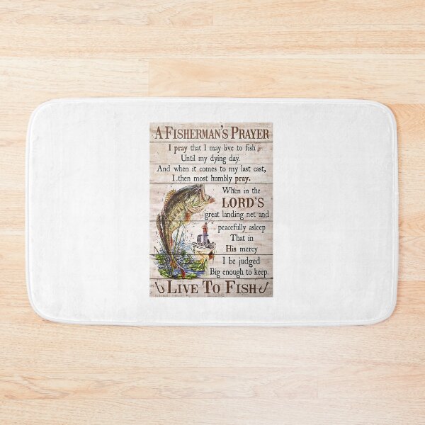 Item preview, Fishing A Fisherman's Prayer Live To Fish Poster designed and sold by AlicjaFAdamczyk.
