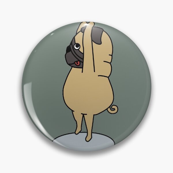 Item preview, Crossfit pug does burpees designed and sold by TrueType.