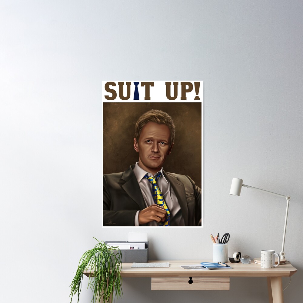 Barney Stinson Suit Up How I Met Your Mother Matte Finish Poster P