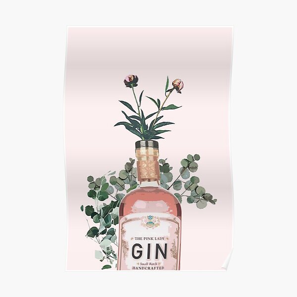 Pink Gin Artwork Poster