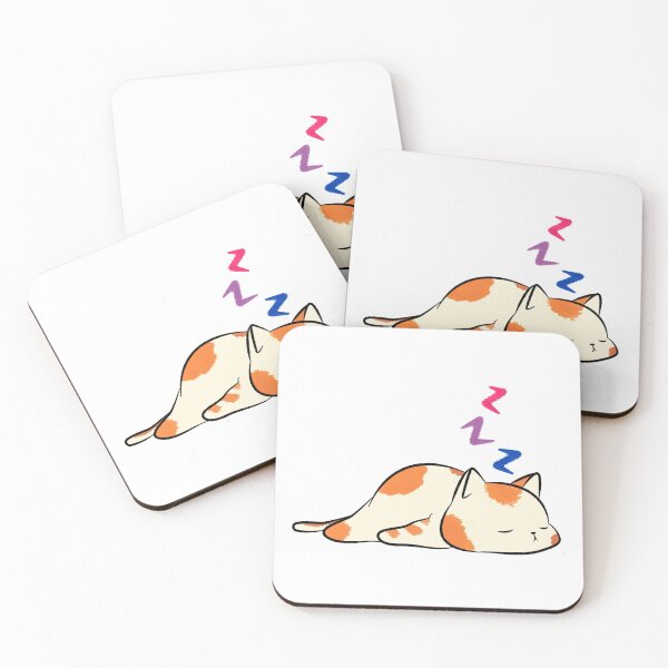 Item preview, Cute Bisexual Sleeping Purride Cat  designed and sold by meicha.