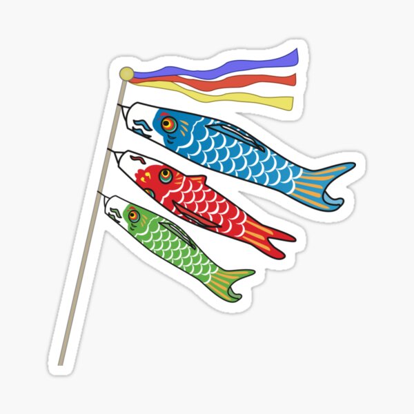 Item preview, The Boys Festival Japan Carp Windsocks   designed and sold by WoodburyLake.
