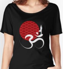 Red Sun Yoga and Om Women's Relaxed Fit T-Shirt