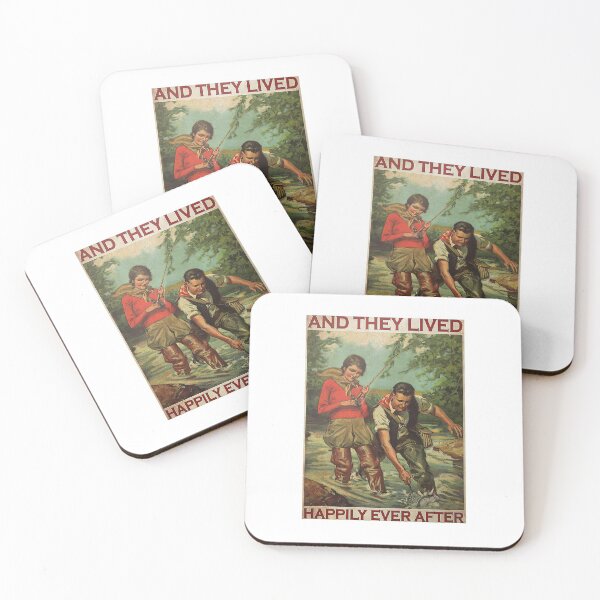 Item preview, Fishing Couple And They Lived Happily Ever After Poster designed and sold by AlicjaFAdamczyk.