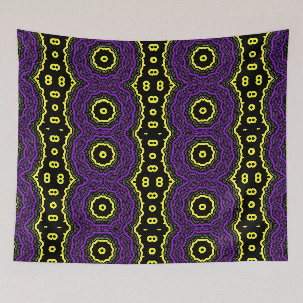 Item preview, Purple and yellow patterns designed and sold by greentiger1.