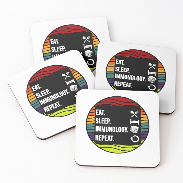 Item preview, Eat sleep Immunology Repeat, Immunology designed and sold by Pengo Shirt.
