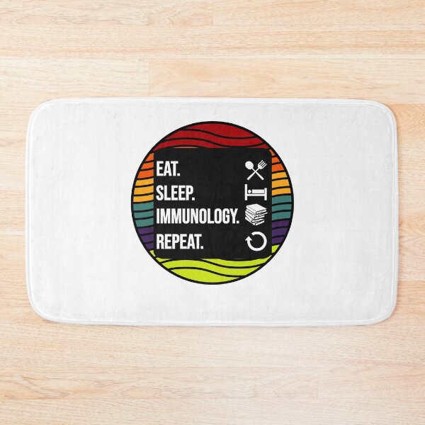 Item preview, Eat sleep Immunology Repeat, Immunology designed and sold by Pengo Shirt.