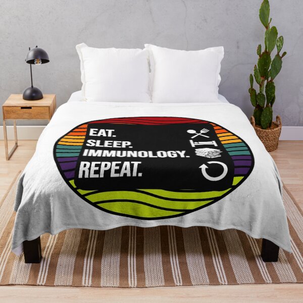 Item preview, Eat sleep Immunology Repeat, Immunology designed and sold by Pengo Shirt.