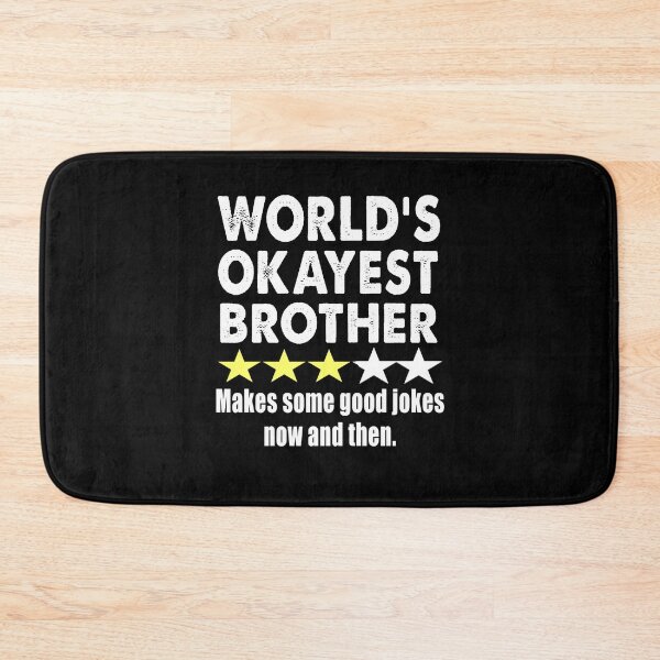Item preview, World's Okayest Brother Makes some good Jokes now and then Vintage designed and sold by FordLixBe.