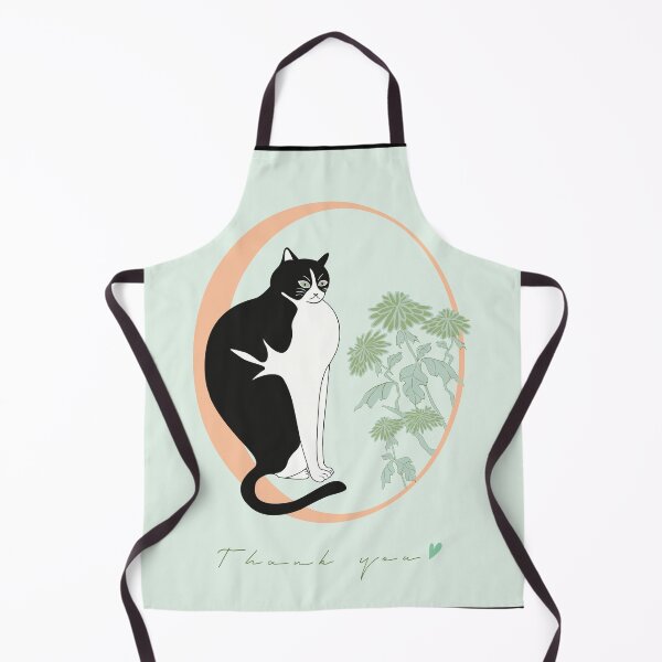 Item preview, Black Cat with Flower designed and sold by allpalgo.