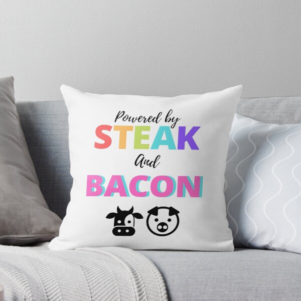 Item preview, Powered By Steak And Bacon designed and sold by HomerNixon.