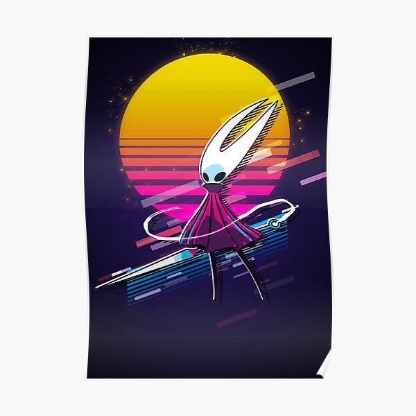 Hornet - Hollow Knight Silksong *80s retro* Poster