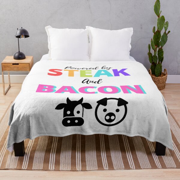 Item preview, Powered By Steak And Bacon designed and sold by HomerNixon.