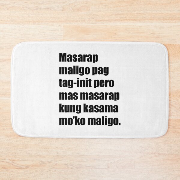 Item preview, Funny Filipino Pick Up Line - Ligo (Bathe) Text designed and sold by RaymundLeslie.