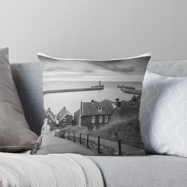 Item preview, Whitby Steps Mono designed and sold by Alex johnson Landscape Photography.