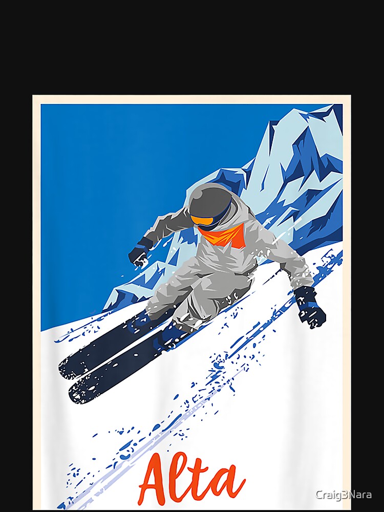 "Alta Ski Resort Utah Skiing Winter Paradise Holiday Gift " Pullover