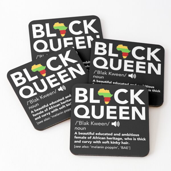 Item preview, Black Queen Definition African Pride Melanin Educated designed and sold by Duncidi.