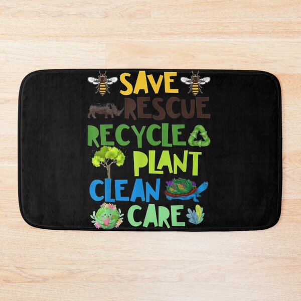 Item preview, Save Bees Rescue Animals Recycle Plastict Earth Day designed and sold by nancymachado.