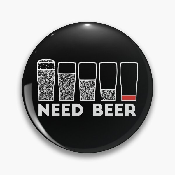 Item preview, Need Beer low battery alcohol joke designed and sold by RedYolk.