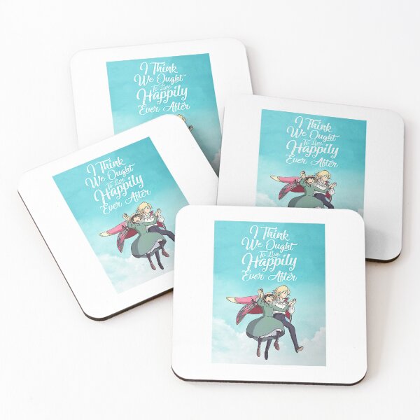 Item preview, I Think We Ought To Live Happily Ever After Howl’S Moving Castle Poster designed and sold by AlicjaFAdamczyk.