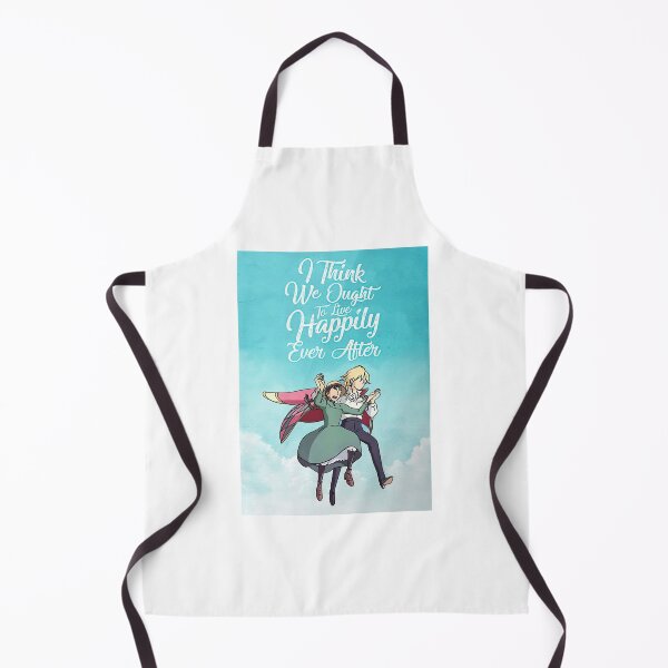 Item preview, I Think We Ought To Live Happily Ever After Howl’S Moving Castle Poster designed and sold by AlicjaFAdamczyk.