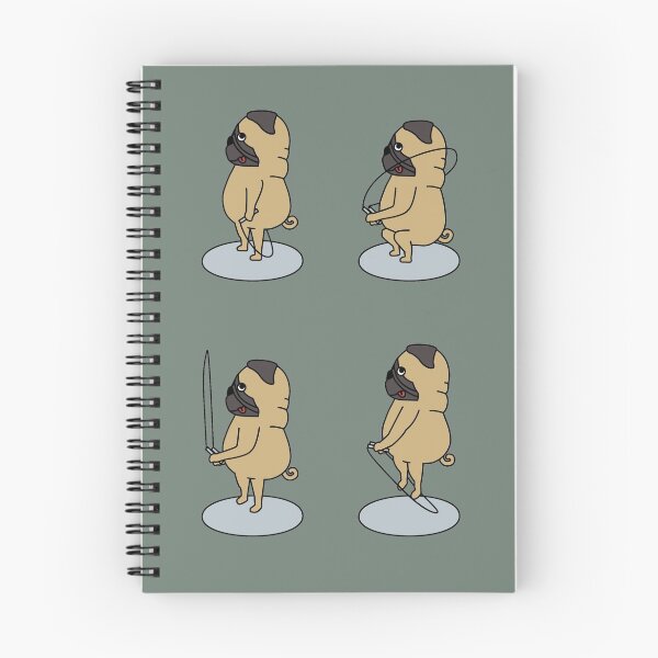 Item preview, Crossfit pug with skipping rope designed and sold by TrueType.
