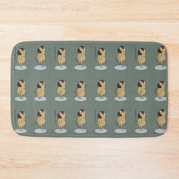 Item preview, Crossfit pug with skipping rope designed and sold by TrueType.