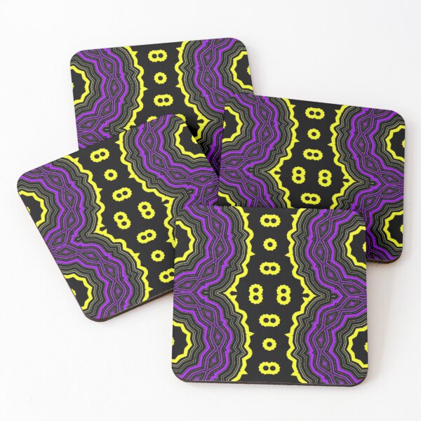 Item preview, Purple and yellow patterns designed and sold by greentiger1.