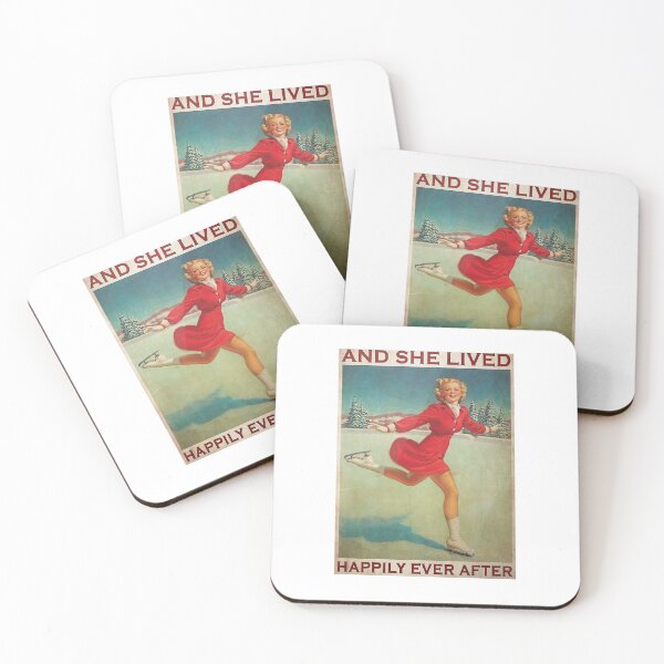 Item preview, Skating And She Lived Happily Ever After Poster designed and sold by AlicjaFAdamczyk.