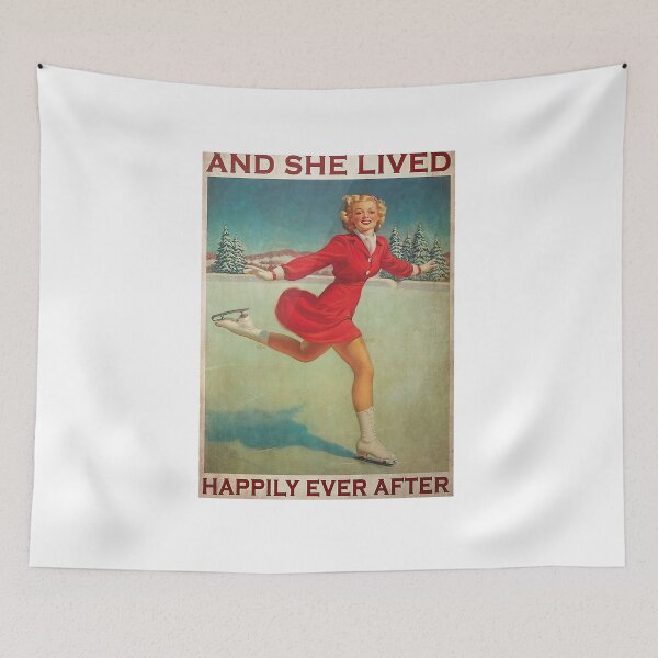 Item preview, Skating And She Lived Happily Ever After Poster designed and sold by AlicjaFAdamczyk.