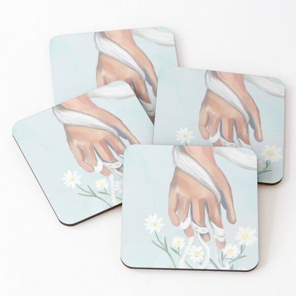 Item preview, Hand with daisy flower designed and sold by colorfullart111.