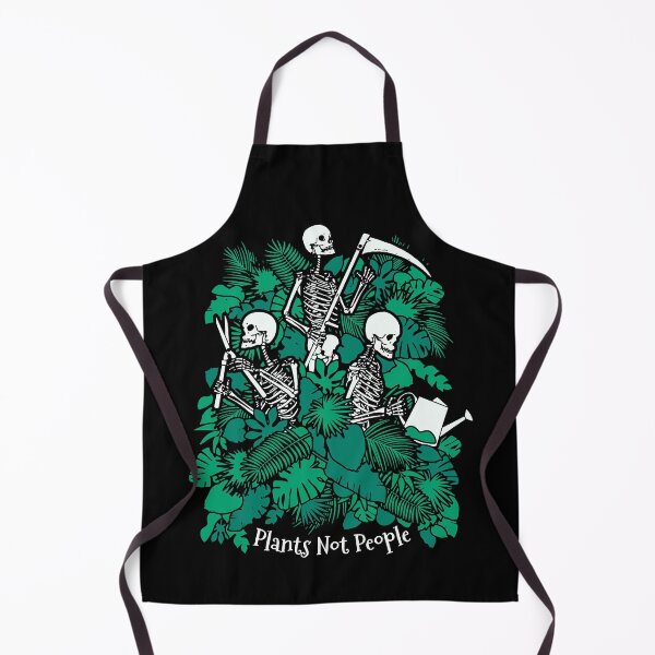 Item preview, Plants Not People Introvert Goth Gardener Skeleton Halloween designed and sold by GrandeDuc.