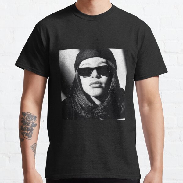 Aaliyah Black and White Classic T-Shirt