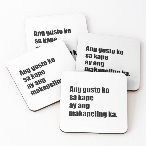 Item preview, Funny Filipino Pick Up Line - Kape (Coffee) Text designed and sold by RaymundLeslie.