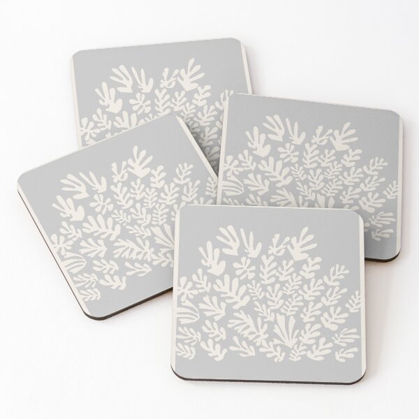 Item preview, Henri Matisse Flower, Paper Decoupes Art Gray back, Matisse Cutout's designed and sold by re-make-.