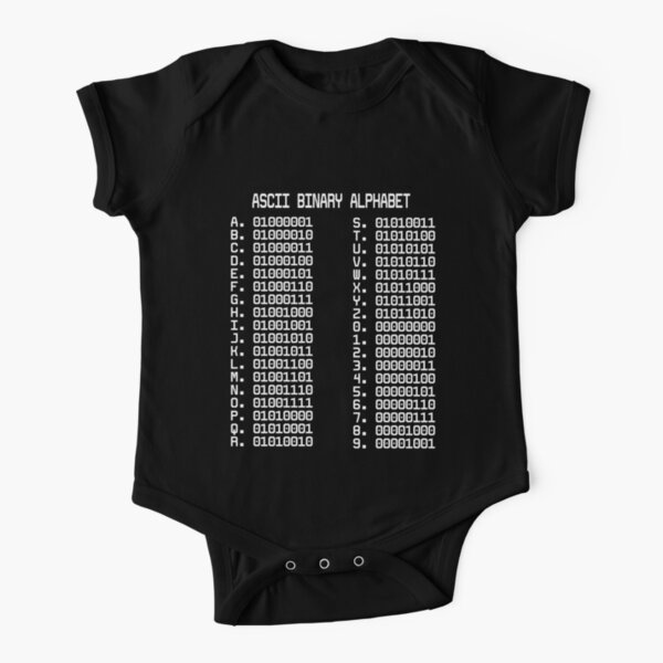 Ascii Short Sleeve Baby One Piece Redbubble