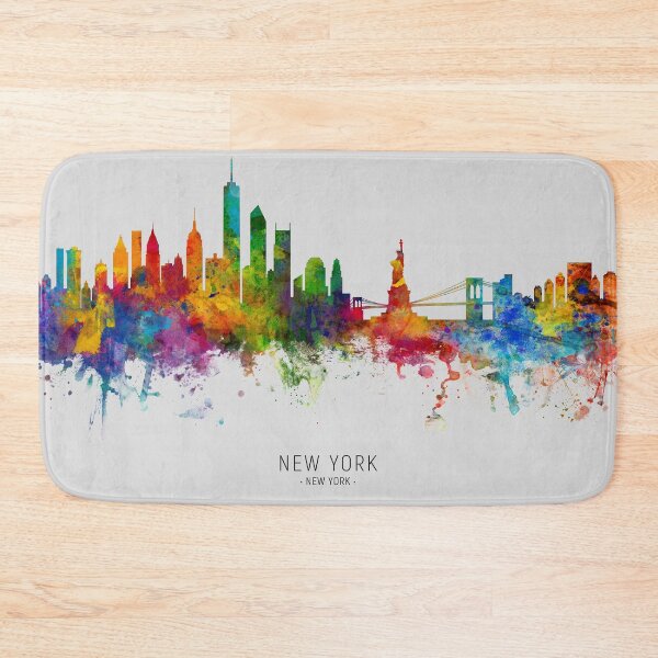 Item preview, New York Skyline Custom Grey designed and sold by ArtPrints.
