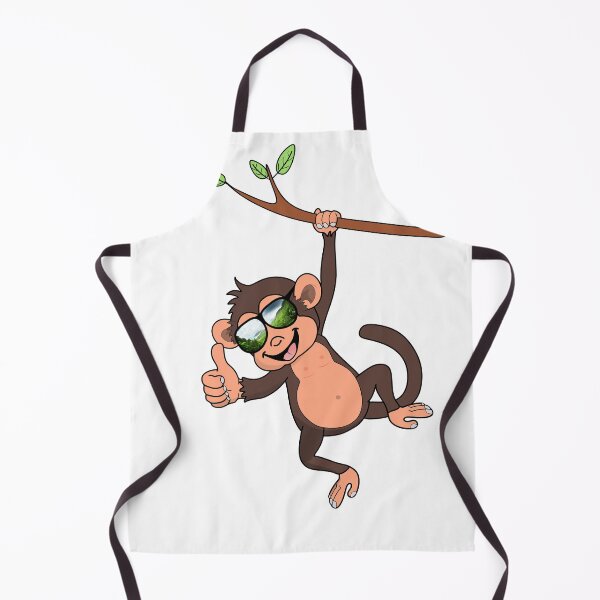 Item preview, Funny Monkey with Sunglasses designed and sold by AnimalsCartoon.