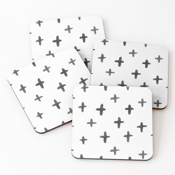 Item preview, Watercolor Cross Pattern | Black Ink designed and sold by RebeccaFlaherty.