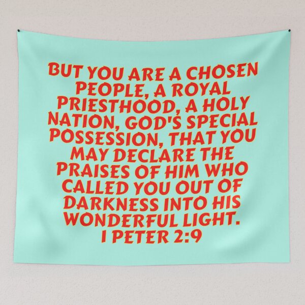 Item preview, Bible Verse 1 Peter 2:9 designed and sold by Prayingwarrior.
