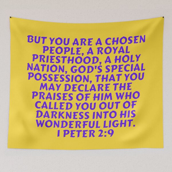 Item preview, Bible Verse 1 Peter 2:9 designed and sold by Prayingwarrior.