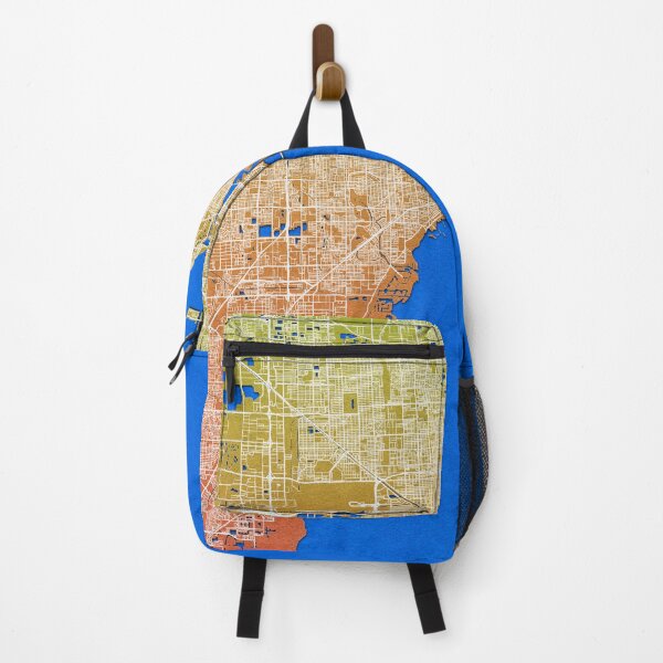 Item preview, Miami Florida Map Sun Art designed and sold by Wizardofpizza.