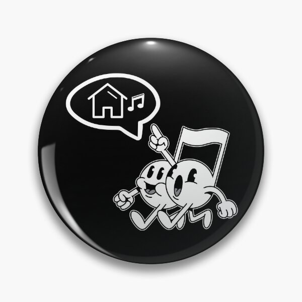Item preview, House Music Notes Cartoon EDM Idea Thinking House Music Gear designed and sold by DynamicDesign.