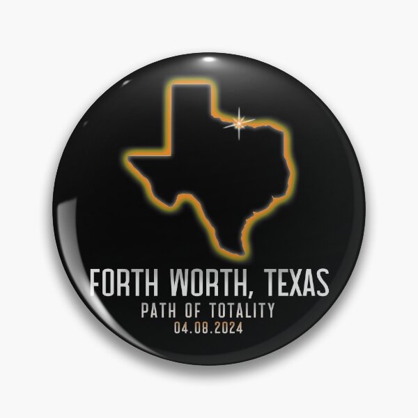 Artikelvorschau, Fort Worth Texas Path Of Totality 4.8.24 Total Solar Eclipse Gear entworfen und verkauft von DynamicDesign.