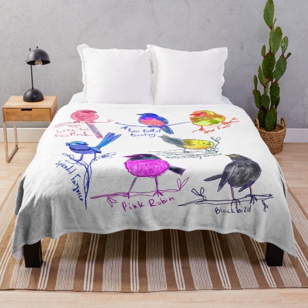 Item preview, Spring birds line art, birdwatching lovers gift designed and sold by orangerinka.