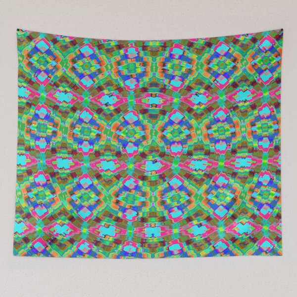 Item preview, Colorful tile pattern designed and sold by DCSMKreativ.