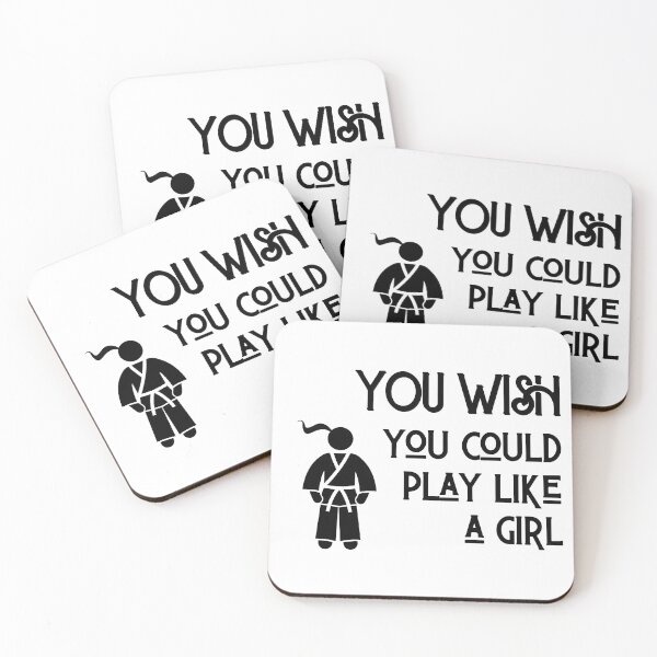 Item preview, Karate: You wish you could play like a girl designed and sold by TheGreenGoat.