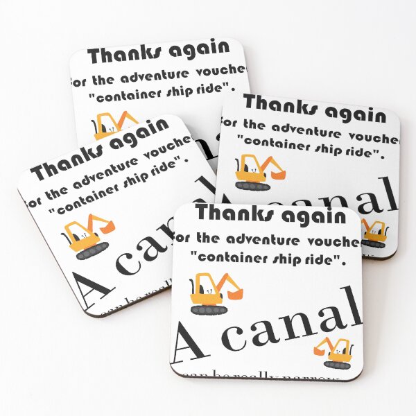 Item preview, Container ship sinking Panne Humor channel irony designed and sold by Andreas-Jaeger.